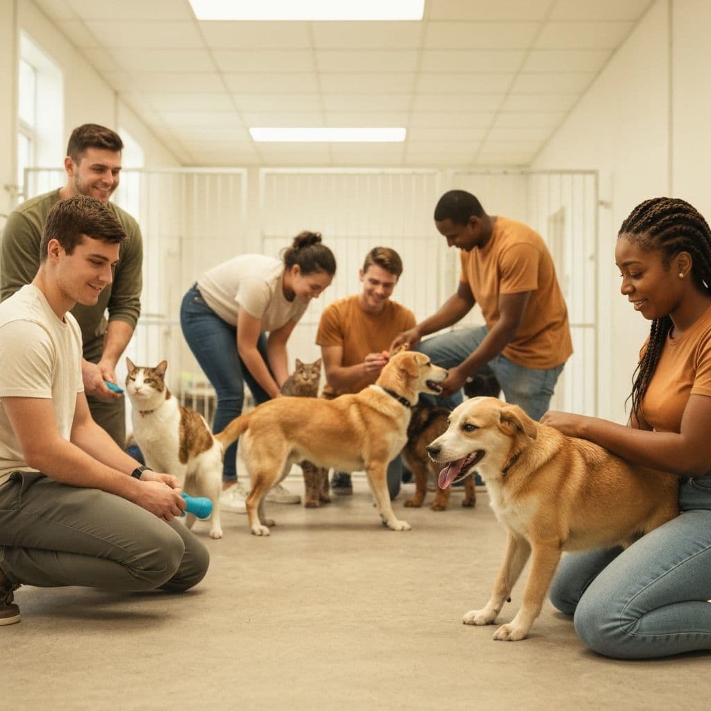 Volunteers caring for rescued British wildlife